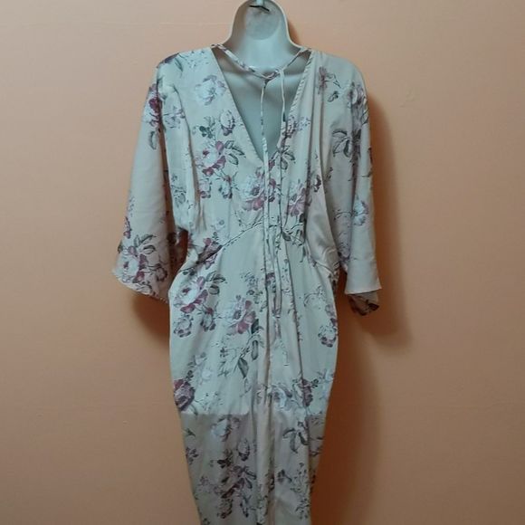 Hope & Ivy knot front maxi dress with in multi floral UK 18/ US 14/ XL NWT - Picture 15 of 15